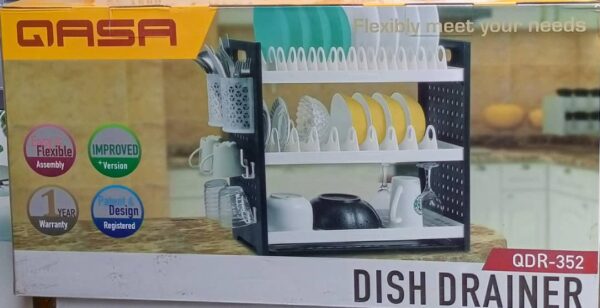 3 steps Qasa Dish Rack