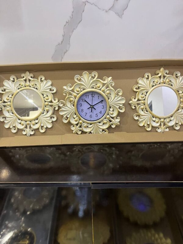 3 in 1 luxury wall clock