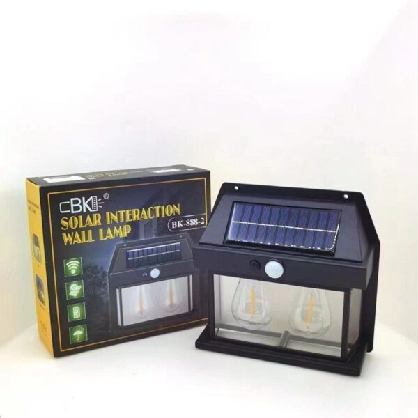 Double solar lamp